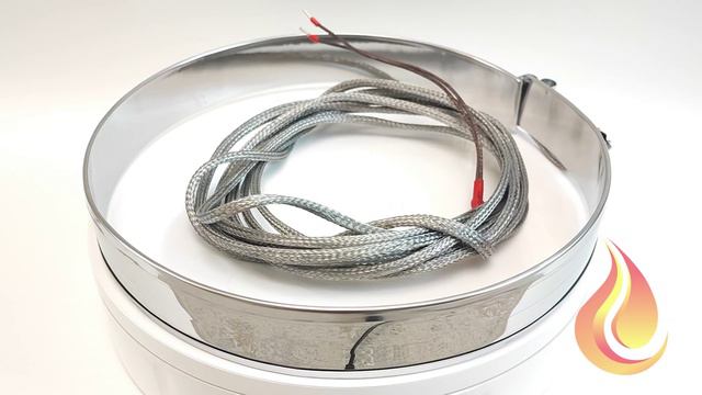 Хомутовый, миканитовый для экструдера ХНм 1/286х100:2,8х380;7 - 2800 ватт напряжение 380 вольт